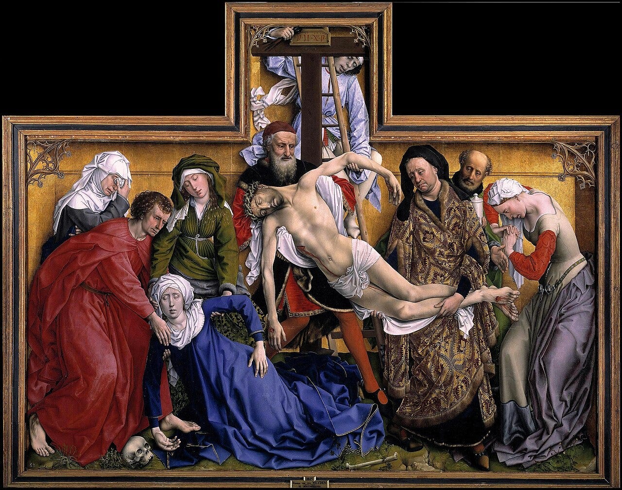 The Descent from the Cross by Van der Weyden The Descent from the Cross by Van der Weyden