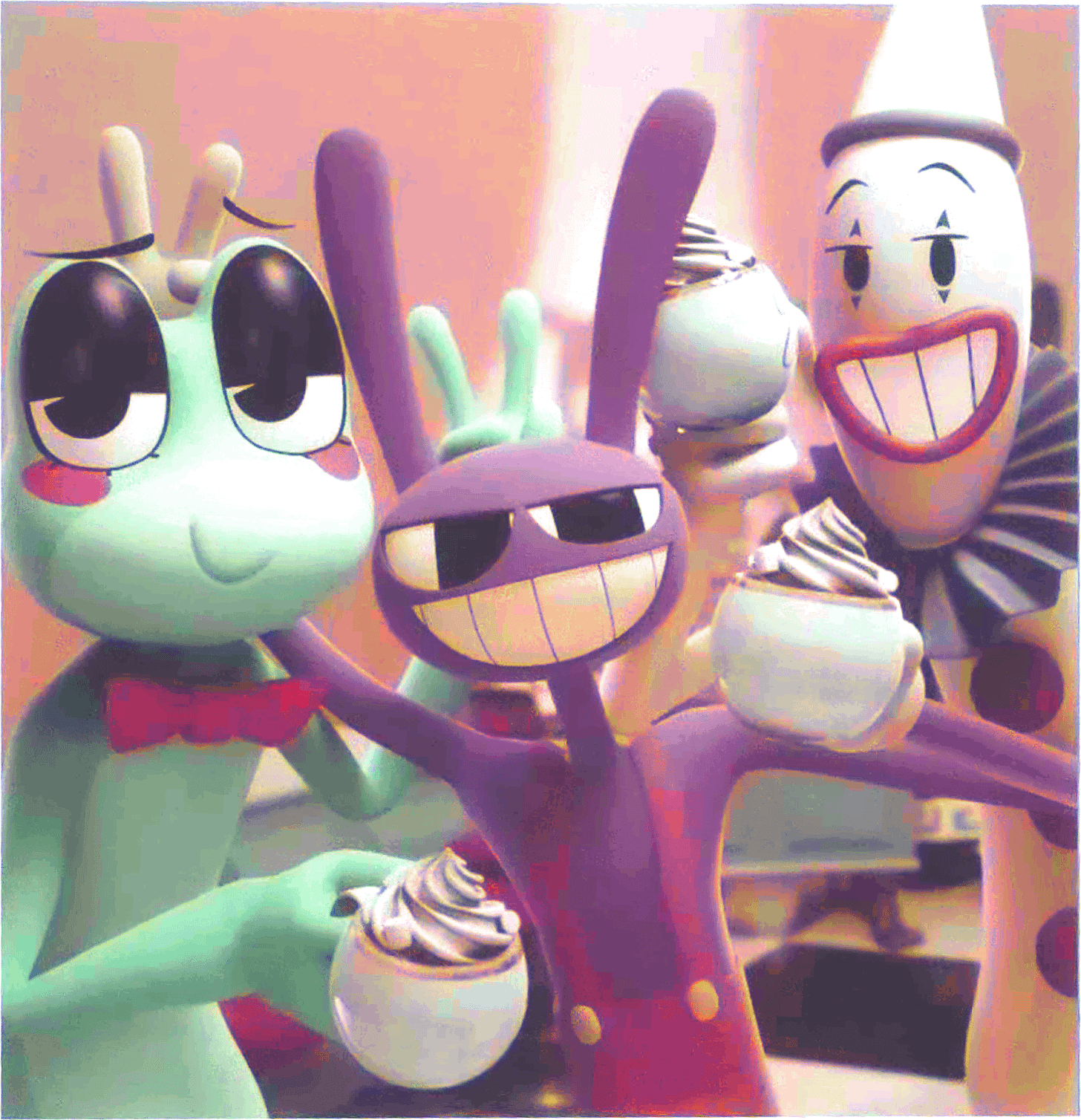 Jax's picture with Ribbit and Kaufmo (color corrected on Photoshop) : r/TheDigitalCircus Jax's picture with Ribbit and Kaufmo (color corrected on Photoshop) : r/TheDigitalCircus