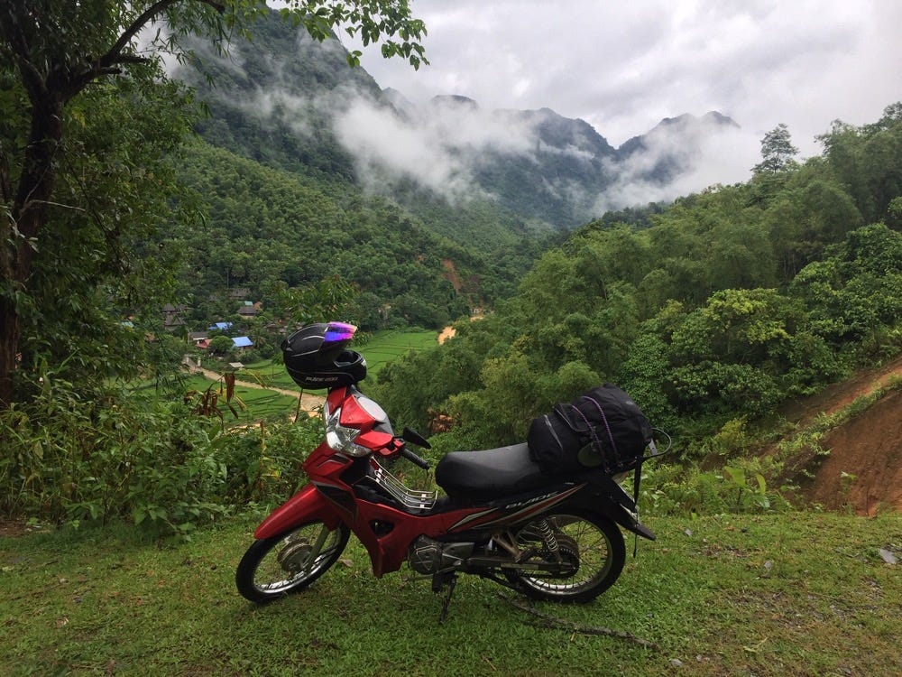 Village under the clouds. Photo: Stuart McDonald Village under the clouds. Photo: Stuart McDonald