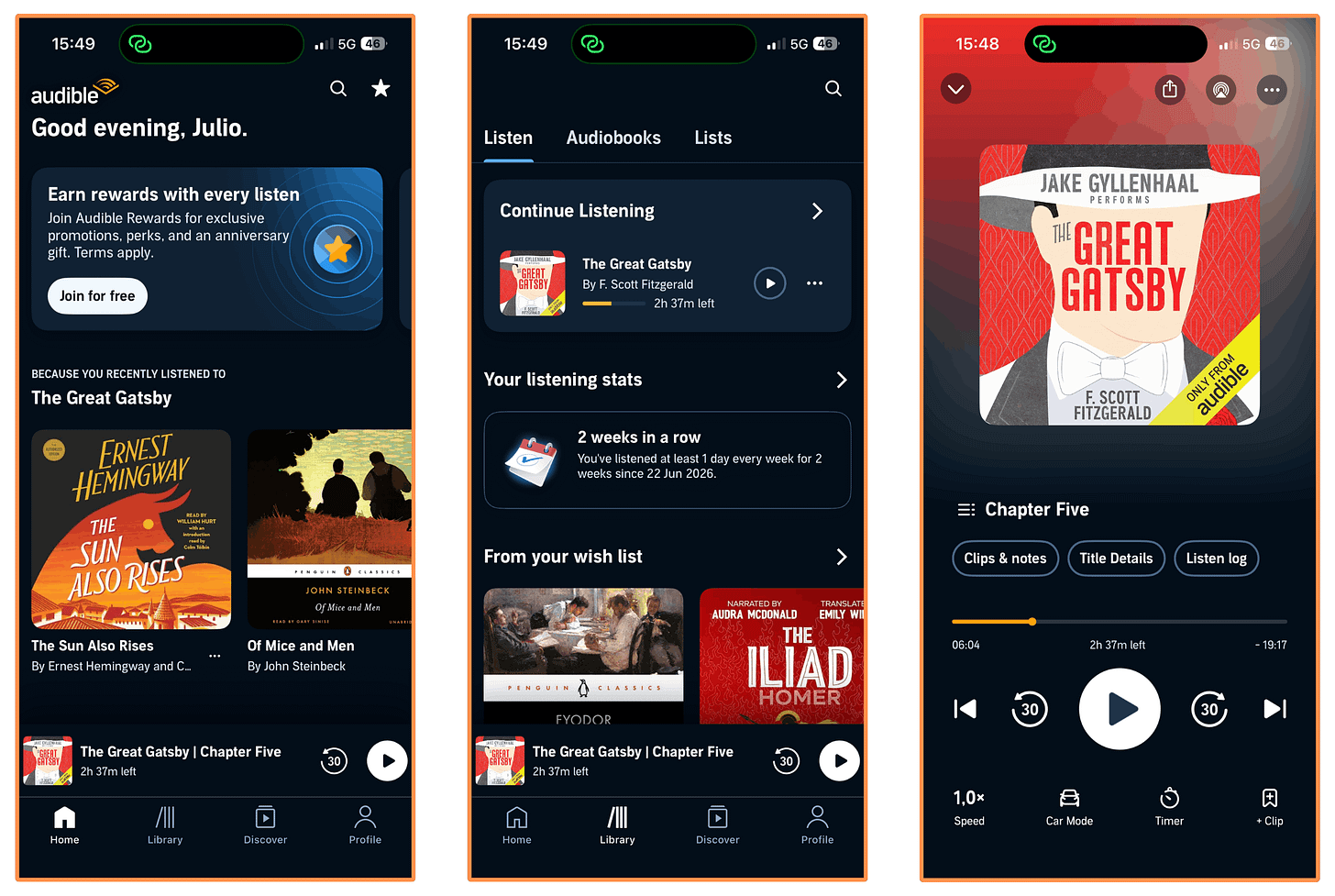 Audible Mobile App Audible Mobile App