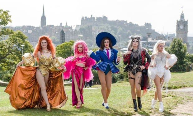 QUEENZ on Calton Hill at the Edinburgh Fringe Festival in 2021. QUEENZ on Calton Hill at the Edinburgh Fringe Festival in 2021.