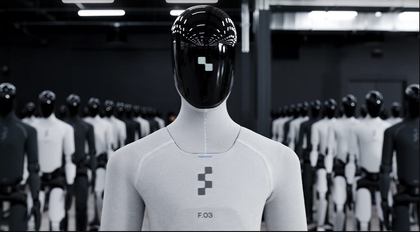 Humanoid robot production scaling