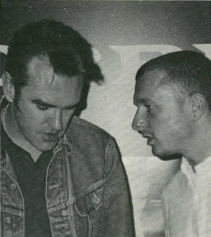 Morrissey and Jake Walters “He is me and I am him” -autobiography, p.277- –  @justsillyslang on Tumblr
