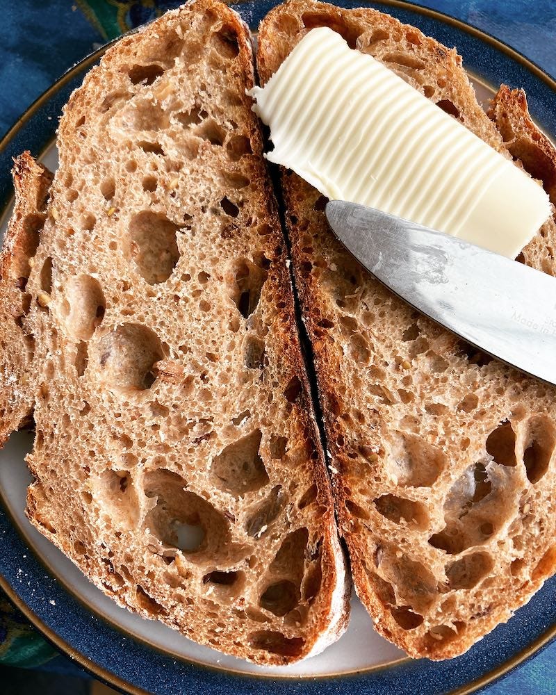 Sourdough Toast and Butter