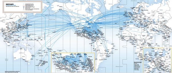 Why don't flights fly over the Pacific Ocean? - Quora