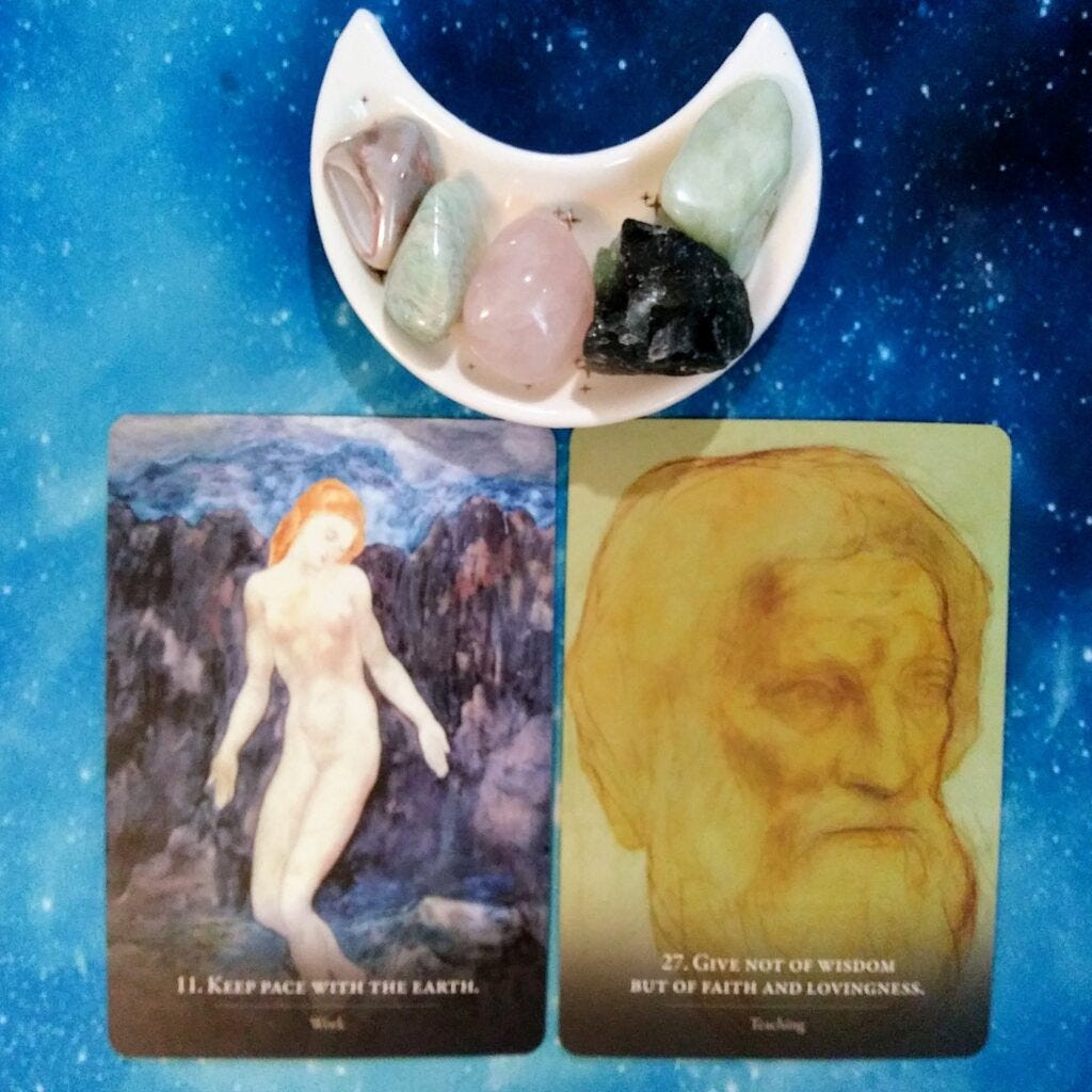 A Message from the Universe ~ On Horses and Water, Prophet Oracle Cards