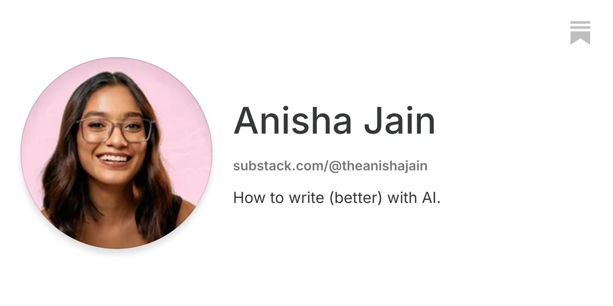 Anisha Jain | Substack