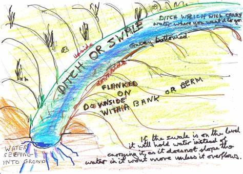 diagrams of swales and such, that i hope help peple understand ...