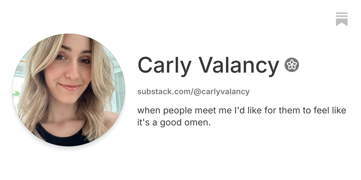 Carly Valancy | Substack