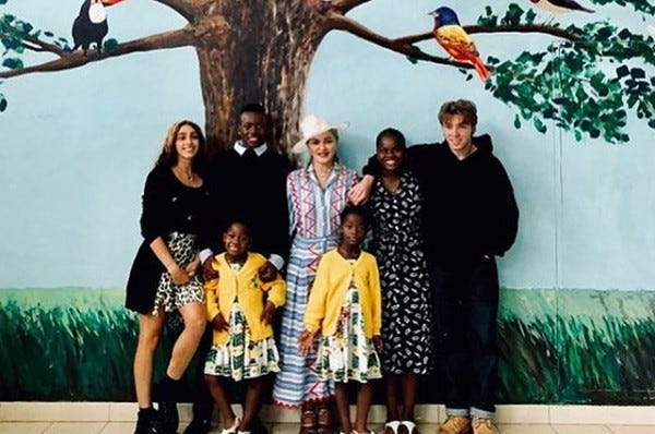 Rare Photo of Madonna With All Her Kids | Adoption.com