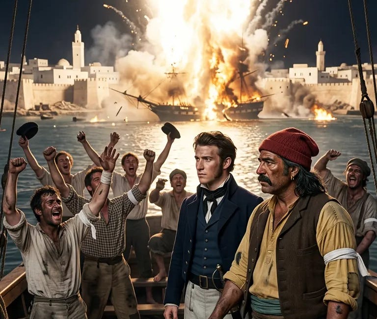 A Day the Barbary Pirates Met Stephen Decatur, 1804