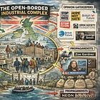 What does the open-border industrial complex look like?