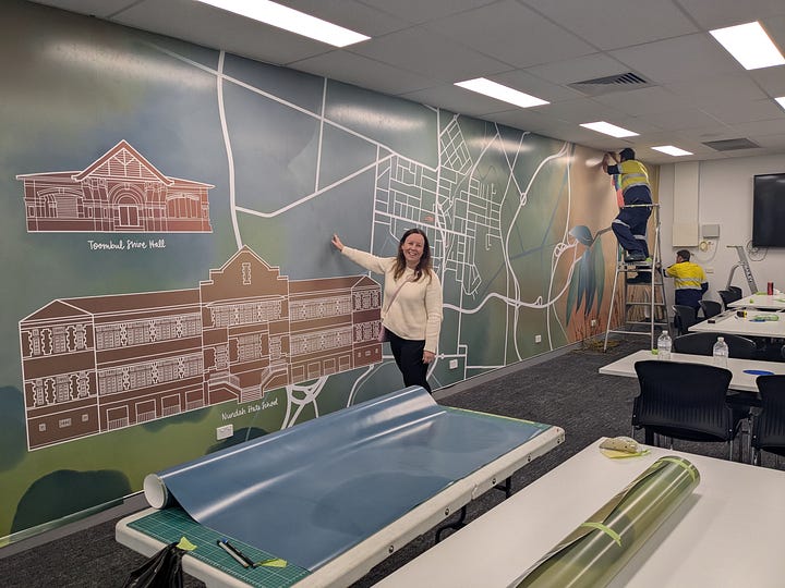 Landscape architect turned artist Kylie Harber