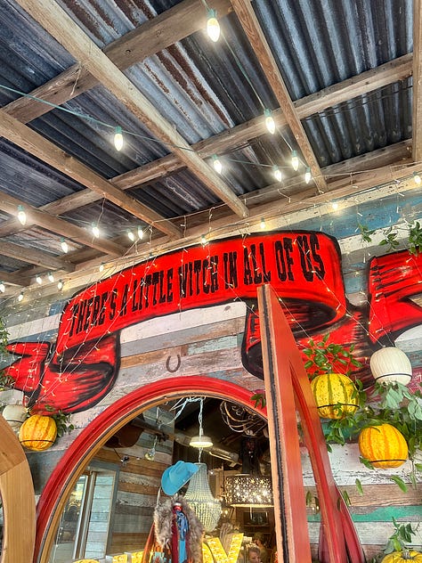 at the Junk Gypsy's Wander Inn in Round Top