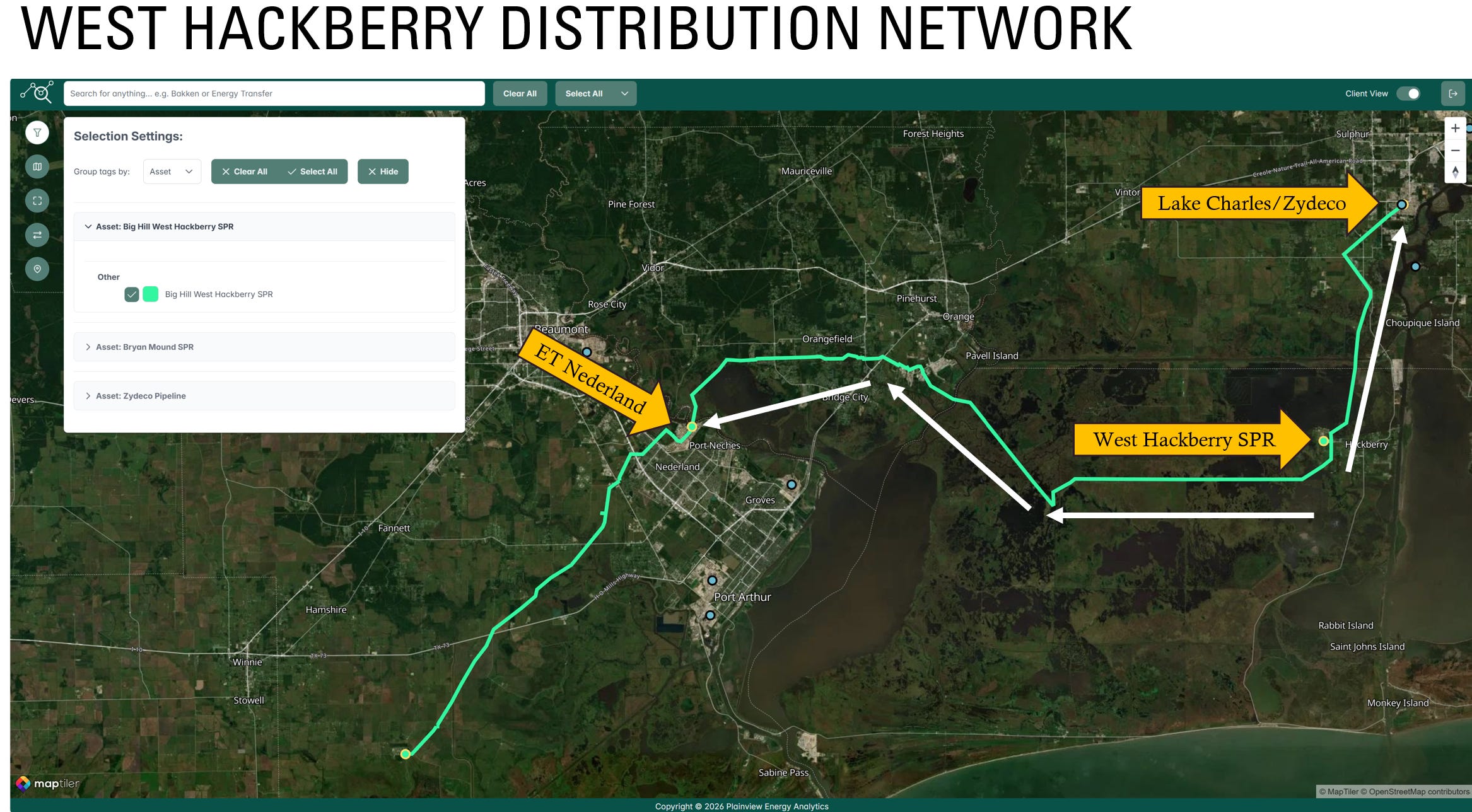 SPR Infrastructure: Big Hill, West Hackberry RFP
