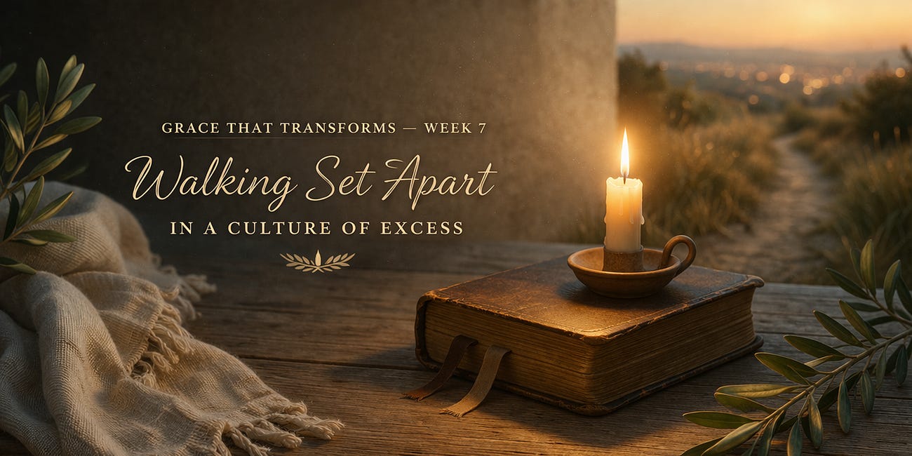 🕯️ Walking Set Apart in a Culture of Excess