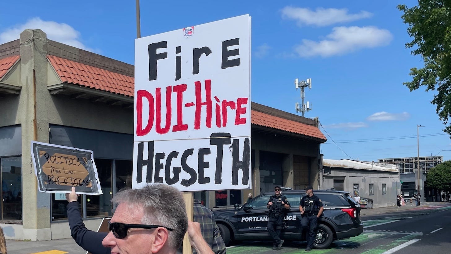 Fire DUI-Hire Hegseth