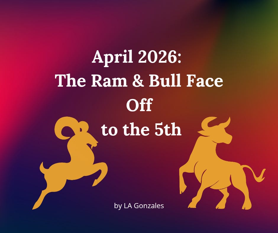 April 2026 Ram and Bull Face Off by LA Gonzales April 2026 Ram and Bull Face Off by LA Gonzales