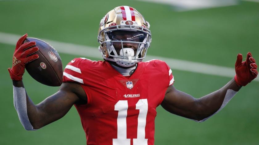 49ers seek more wide receiver depth behind Brandon Aiyuk, Deebo Samuel | RSN