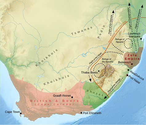 Zululand Maps, Movement Maps, Contemporary Maps