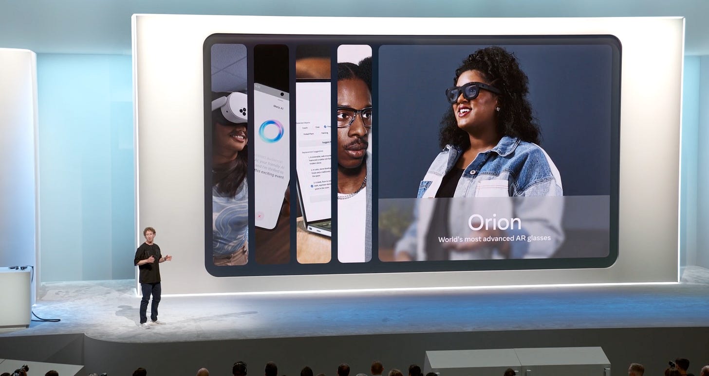 Meta Connect 2024 Recap: Zuckerberg Reveals Orion Glasses, New AI, and  Quest 3S - Business Insider