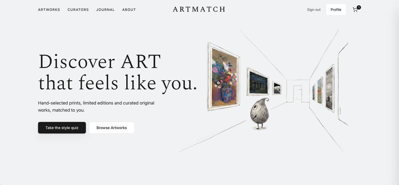 Take the ArtMatch style quiz