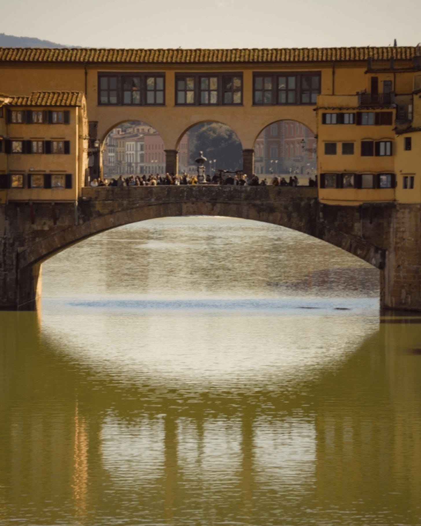 May be an image of the Arno River