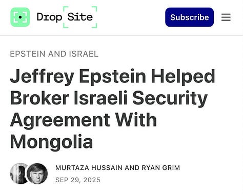  DropSite News Epstein Expose Series