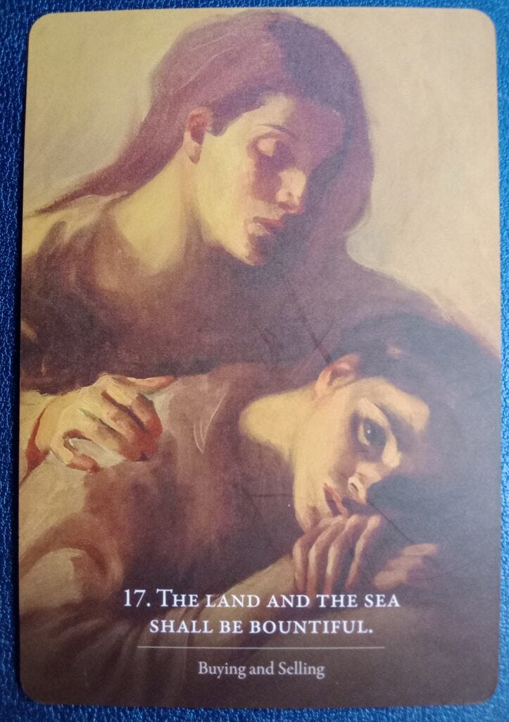 A Message from the Universe - The Land and the Sea Shall be Bountiful