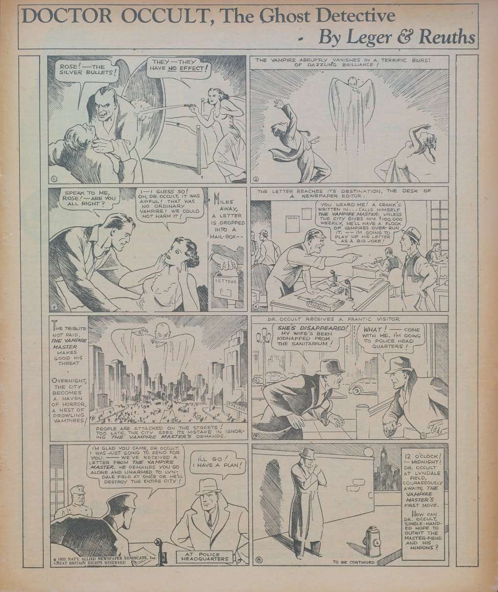 Comic Book Cover For Dr. Occult Complete Collection