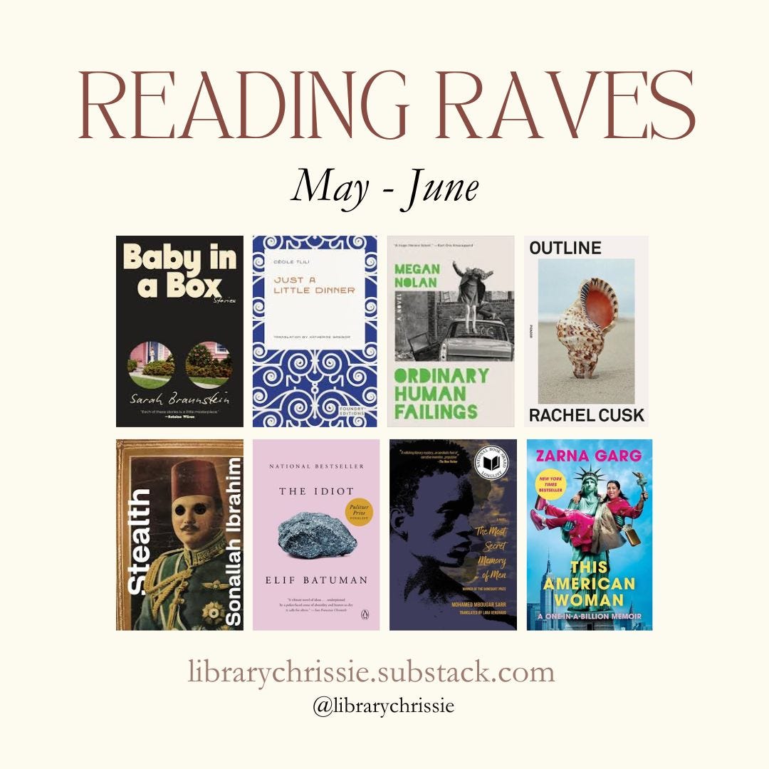 Reading raves (grown-up reading edition)