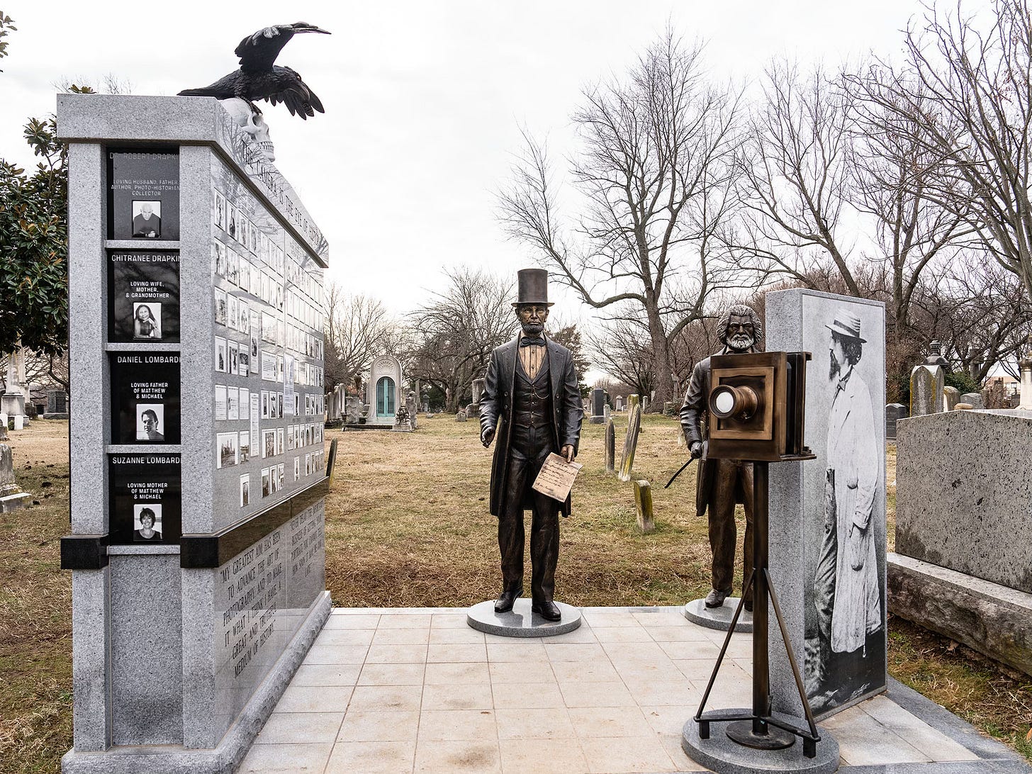 Mathew Brady memorial site in Washington, DC