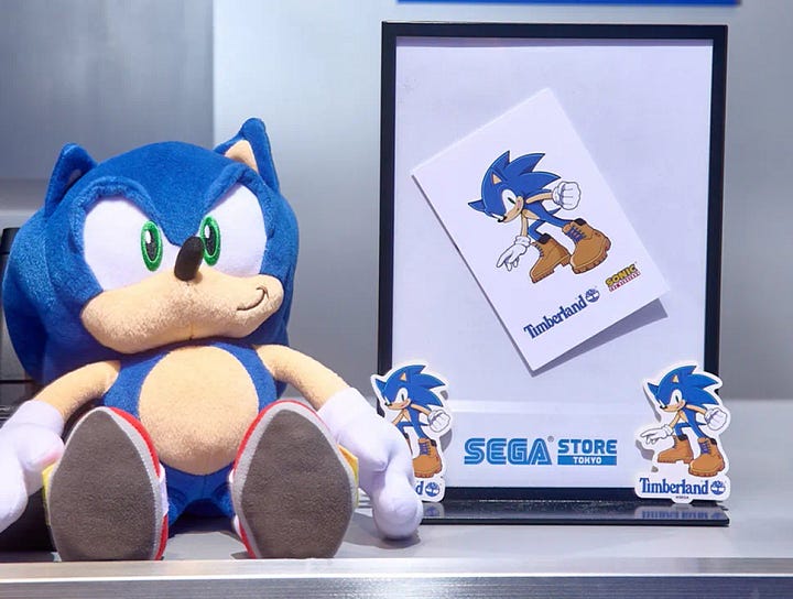 Sonic the Hedgehog Timberland collab