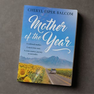 photo of a book titled Mother of the Year by Cheryl Esper Balcom 
