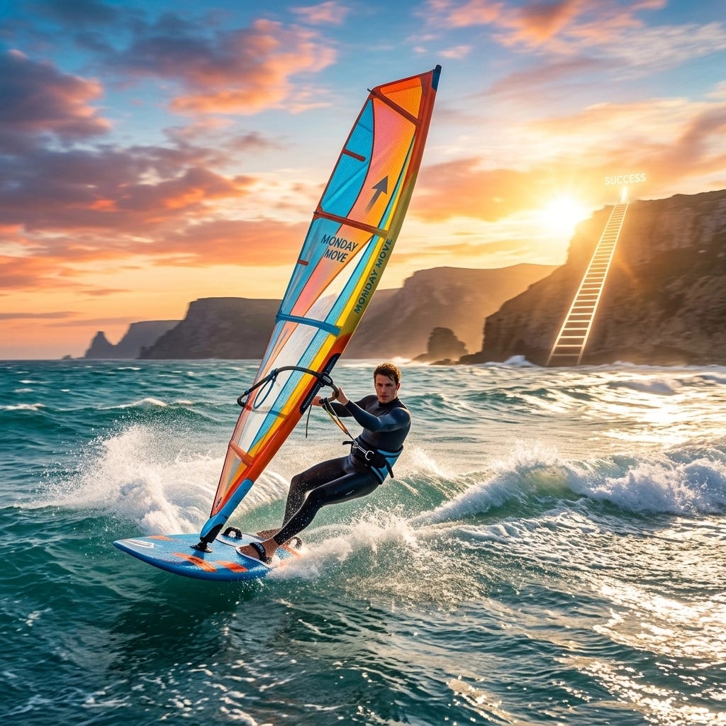 [HERO] Surfing the Wind: Setting Your Sails for a Monday Move to the Top Rung