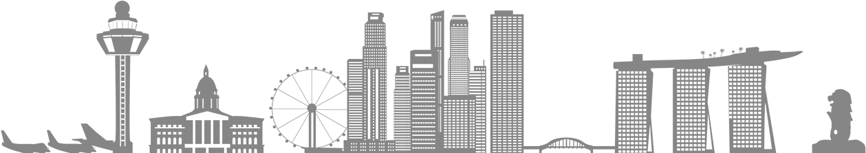 Svg Transparent Download Free Clipart Skyline - Singapore Skyline ...