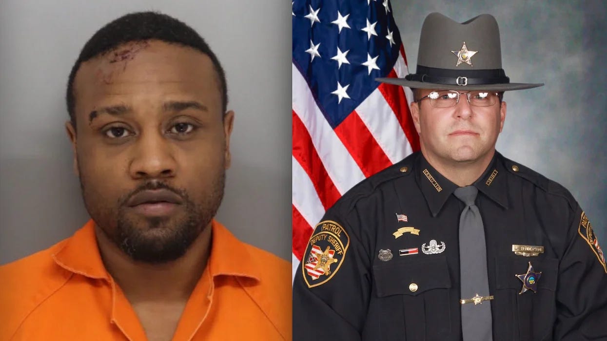 'Eye for an eye': Support soars for father charged with murdering deputy just 1 day after different cop shot his son dead