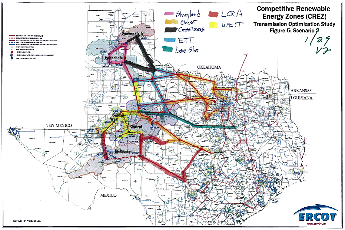 PUCT_CREZ_Transmission_Award_Map_2009_Jan_29
