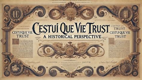 Cestui Que Vie Trust - Jamie Freeman