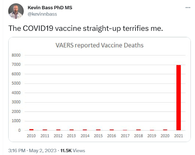 Kevin Bass: "the COVID19 vaccine straight up terrifies me" Kevin Bass: "the COVID19 vaccine straight up terrifies me"