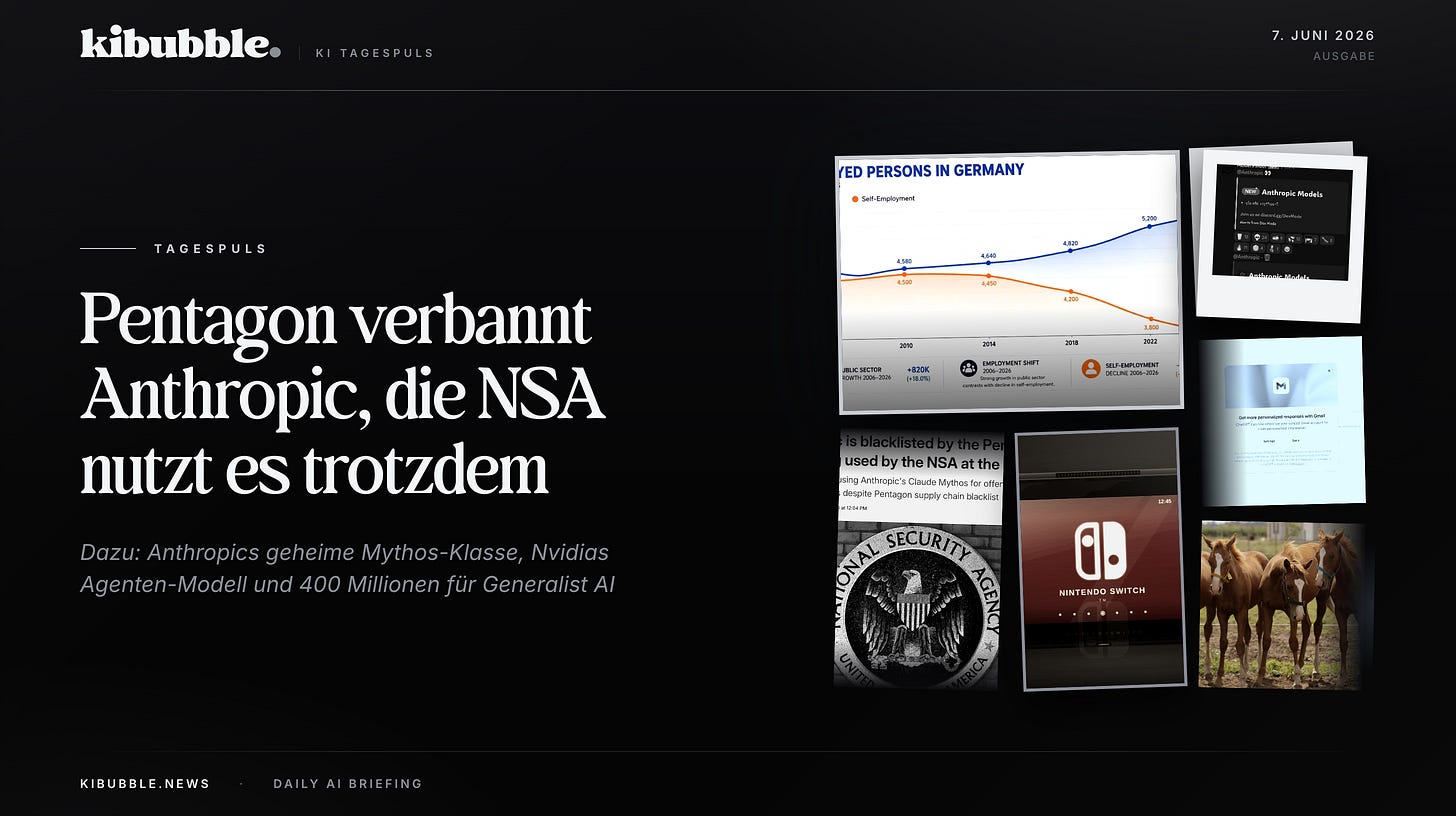 Pentagon setzt Anthropic auf die schwarze Liste, die NSA nutzt es trotzdem Pentagon setzt Anthropic auf die schwarze Liste, die NSA nutzt es trotzdem