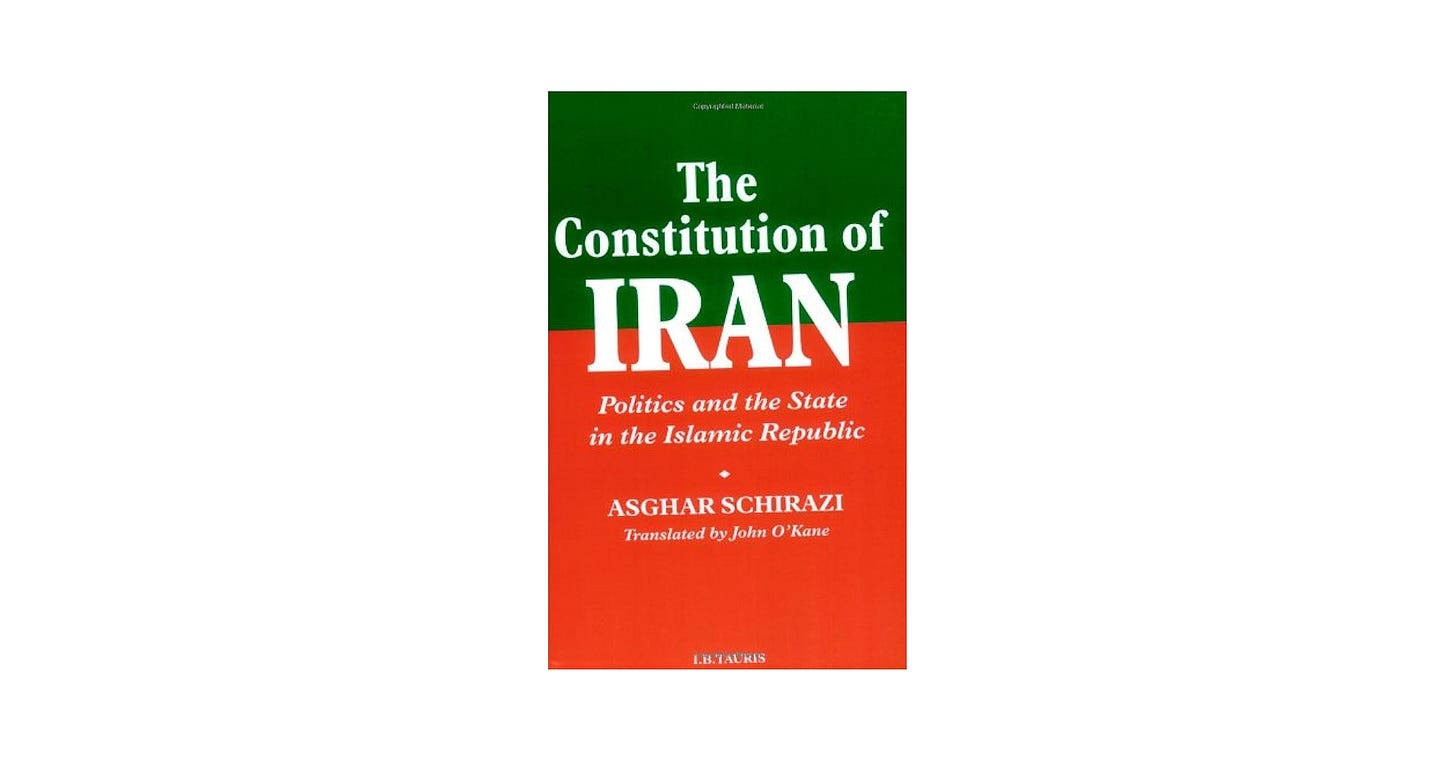 The Constitution of Iran: Politics and the State in the Islamic Republic : Schirazi, Asghar, O'Kane, John: Amazon.de: Books
