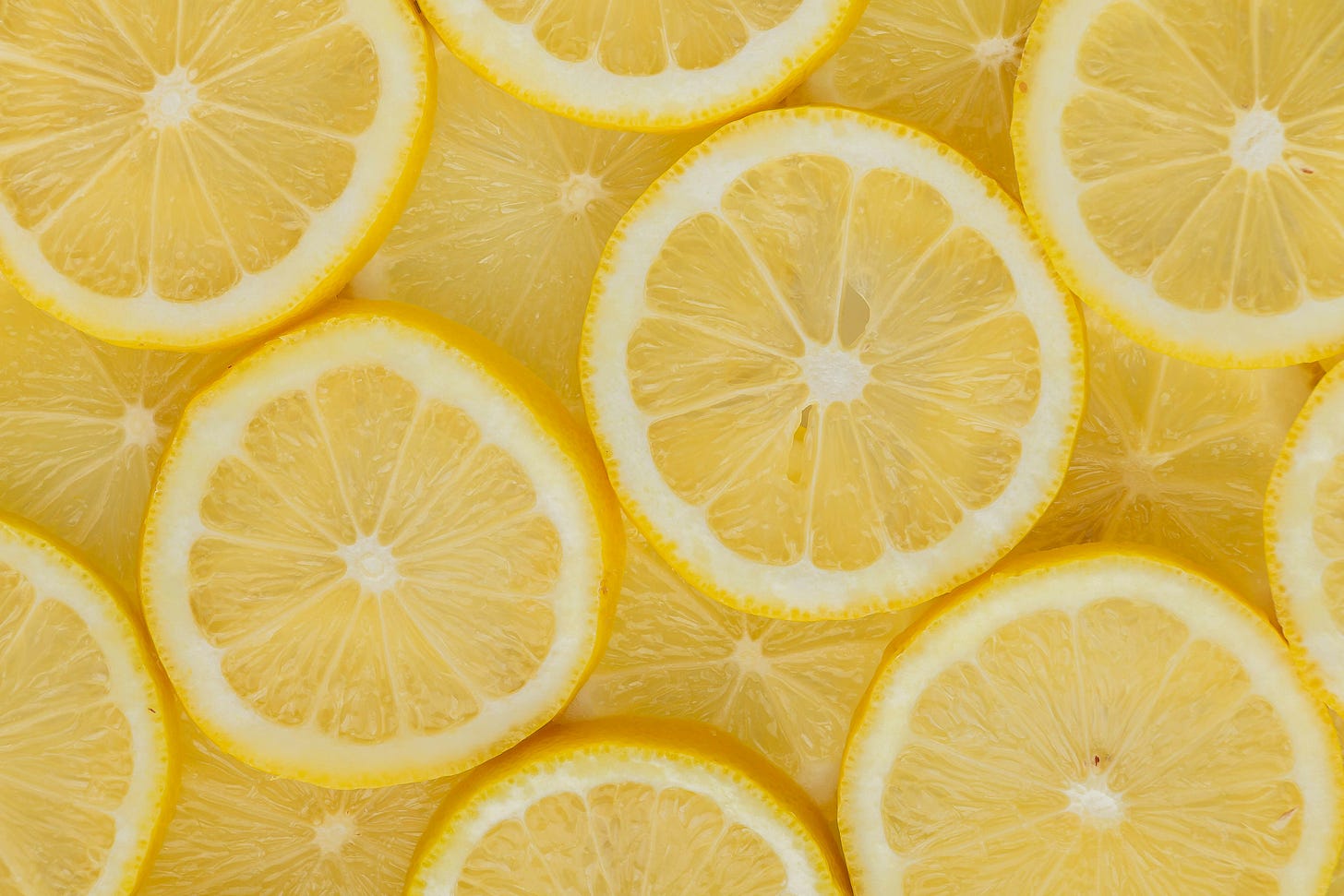a load of layered lemon slices