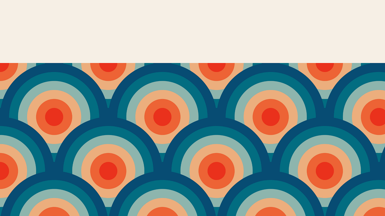 blue and orange art deco style circles blue and orange art deco style circles