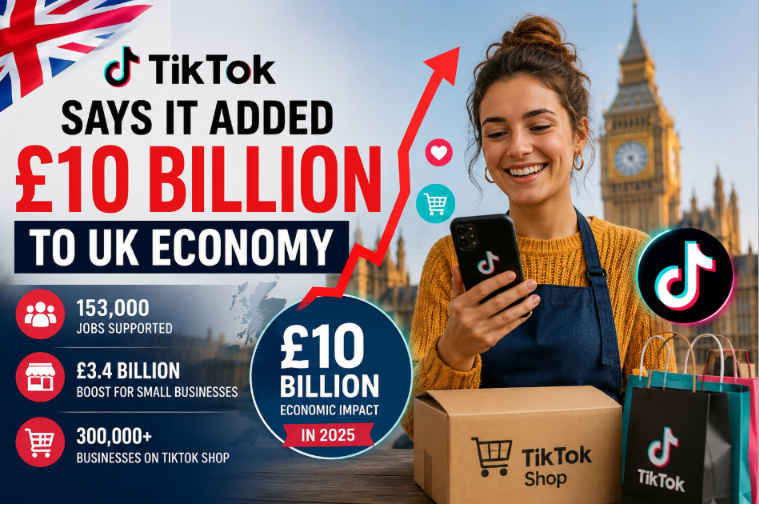 TikTok Added £10 Billion to UK Economy TikTok Added £10 Billion to UK Economy