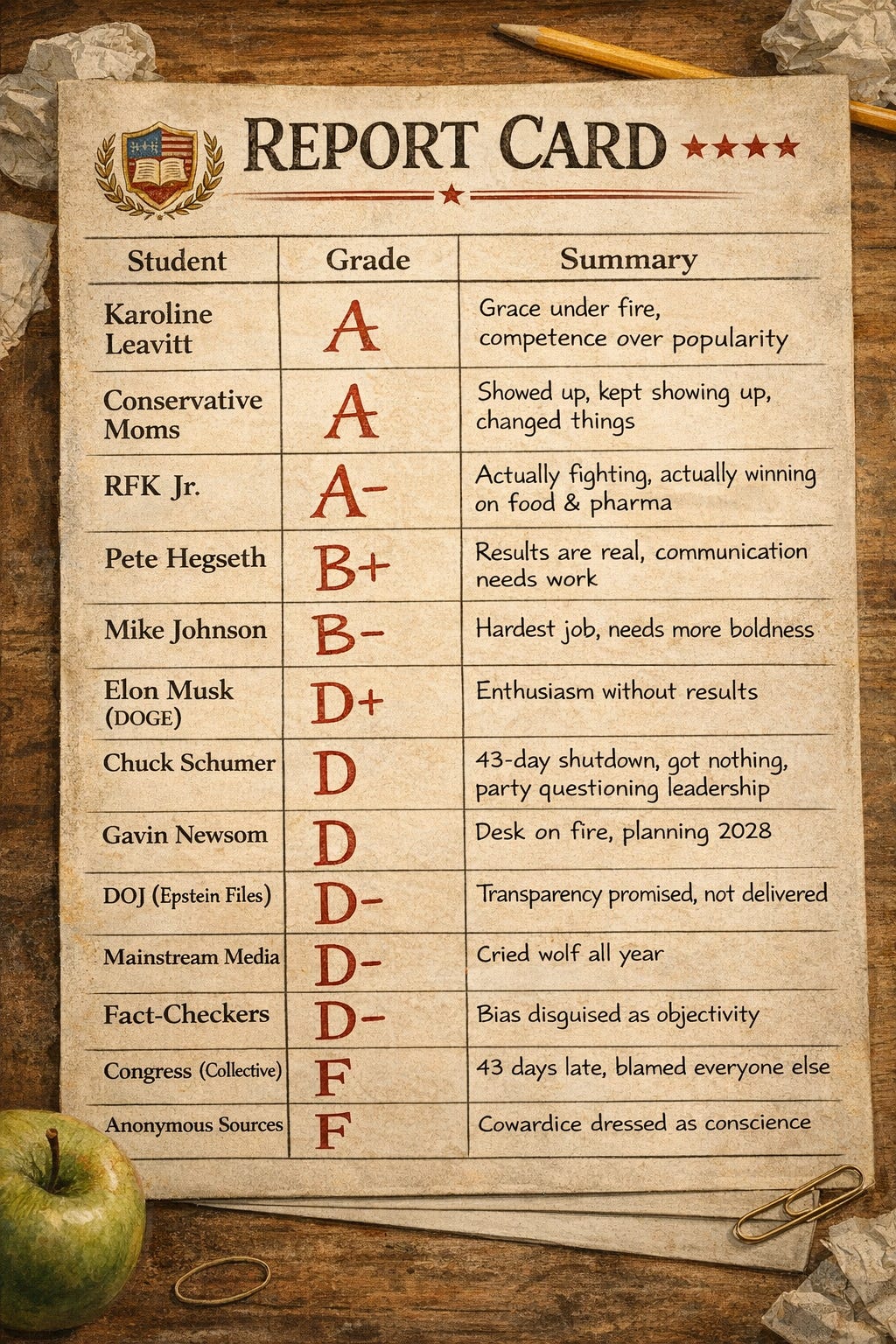 Political Parent-Teacher Conference Notes (Part 2)