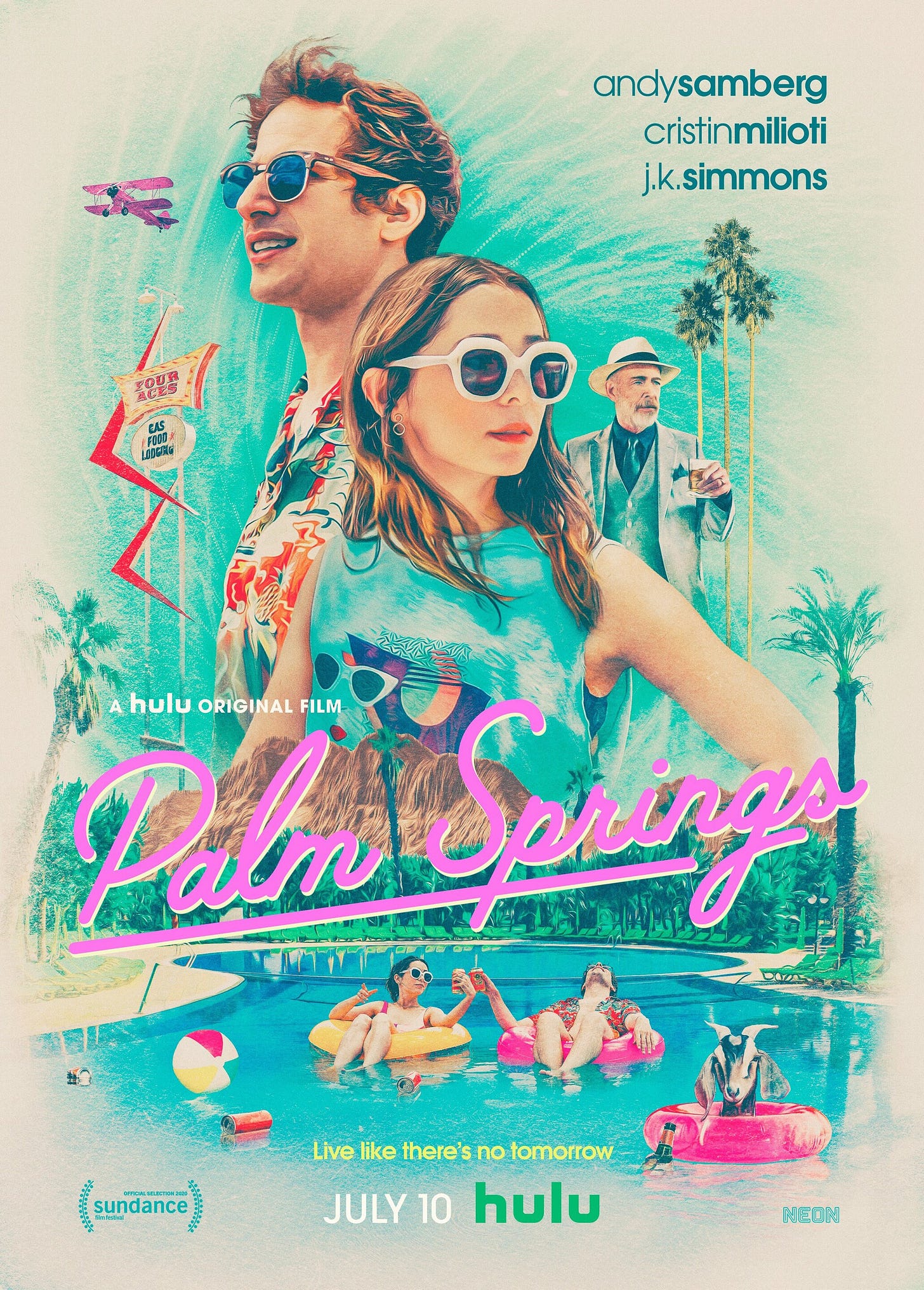 Palm Springs Movie Poster Glossy High Quality Print Photo Wall Art Andy  Samberg Cristin Milioti Sizes 8x10 11x17 16x20 22x28 24x36 27x40 #2 - Etsy  Italia