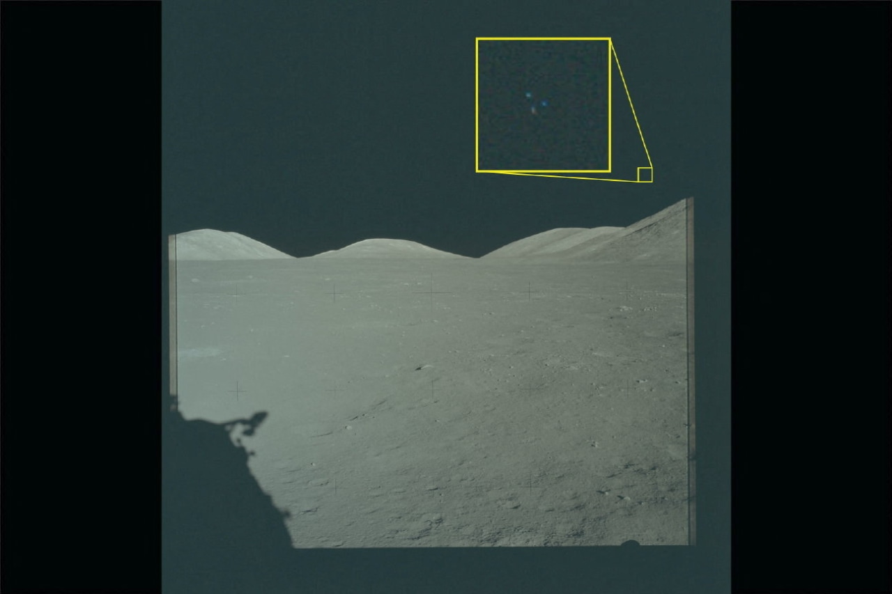 Defense Department images of unidentified objects captured during the 1972 Apollo 17 mission. 