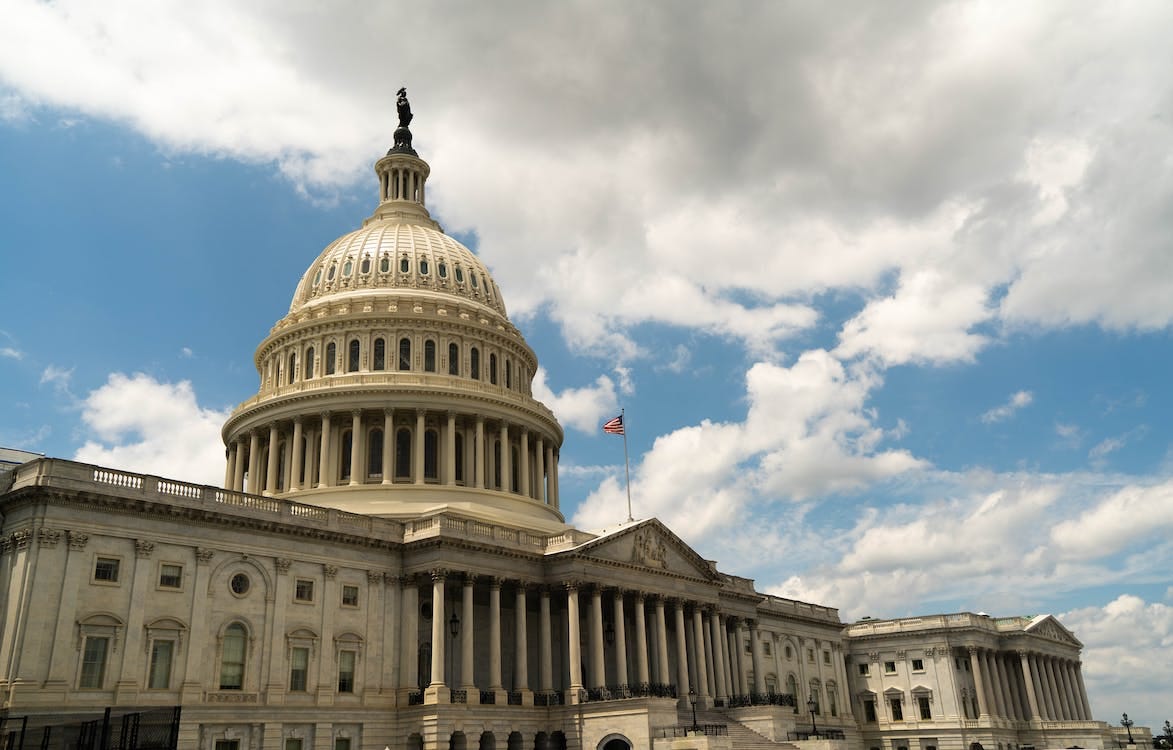 Free United States Capitol Building Under the Sky Stock Photo