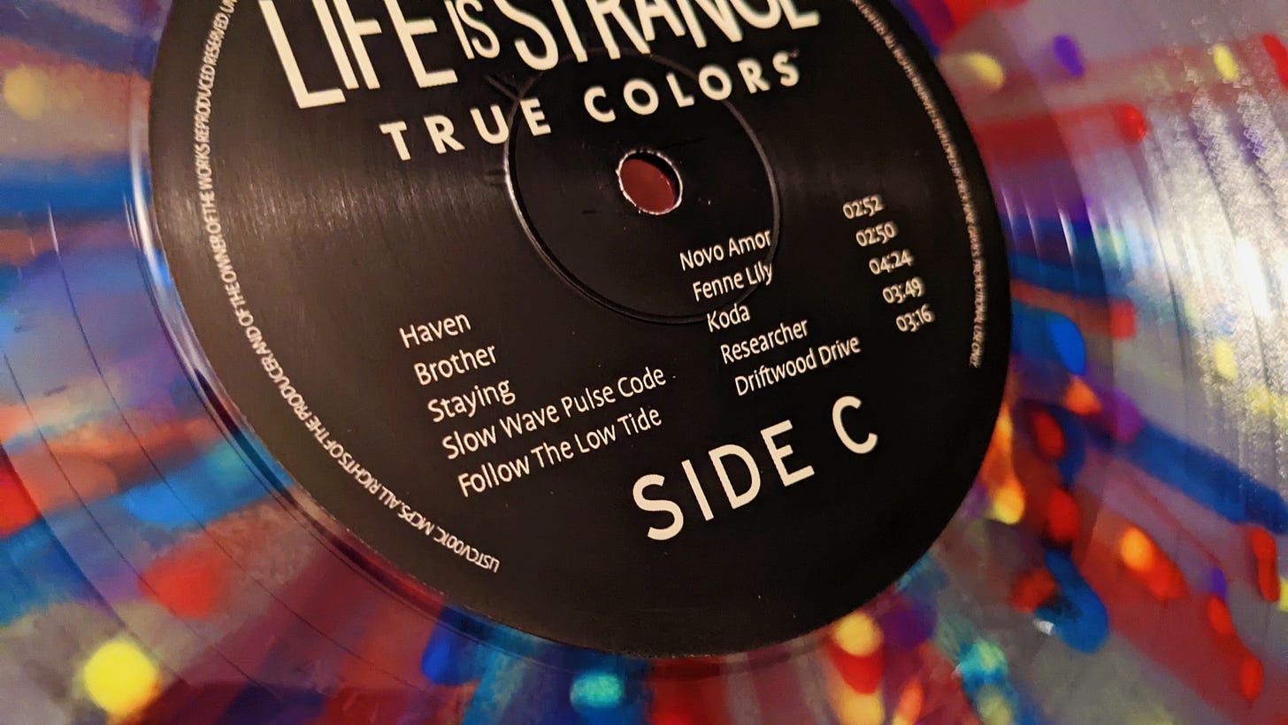 vinyl closeup
